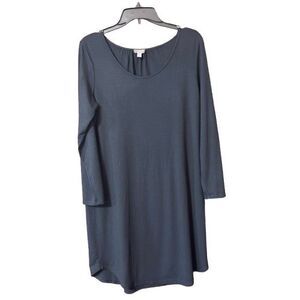 J. Jill Wearever Collection Womens Size Medium Petite Long Sleeves Stretch Dress